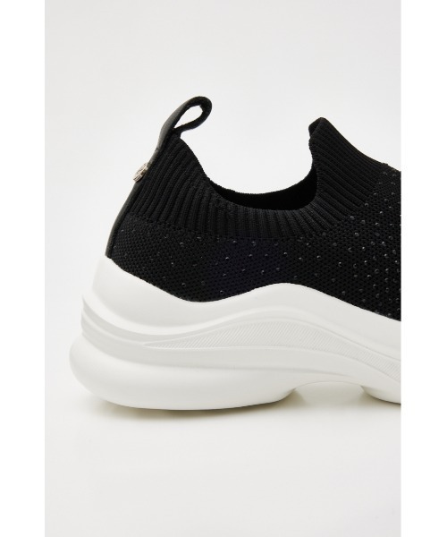「STACCATO」 スリッポン 22cm ブラック レディース_画像6