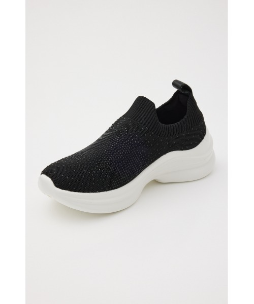 「STACCATO」 スリッポン 22cm ブラック レディース_画像8