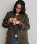 ジャケット テーラードジャケット Wブレストテ...の詳細画像2
