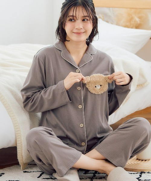 PETIT BATEAU（プチバトー） パジャマ ルームウェア ハートプリント