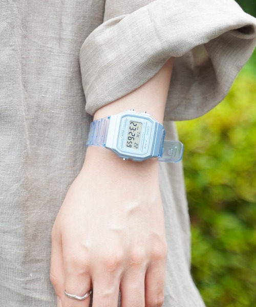 CASIO 腕時計 CASIO（カシオ）クリアー デジタル レディース