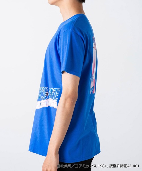 off-white tシャツ長袖レーザーアイブラック黒ブルー青色ロゴ WEGO（ウィゴー） tシャツ ∴WEGO/「キャッツ・アイコラボ」バック