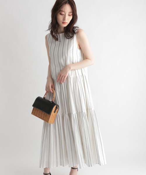 ワンピース ストライプノースリーブワンピース Zozotown Paypayモール店 通販 Paypayモール