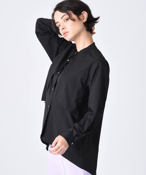 【新品未使用】RAW FUDGE ブラウス RAW FUDGE シャツ ブラウス アシメトリー変形シャツ : ZOZOTOWN