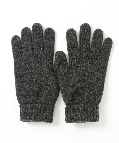 手袋 WOOL PAPER DOUBLE KNIT GLOVES / ウール&times;和紙ダブルニットグローブ 「UNISEX」「 手洗い可 」 メンズ レデ