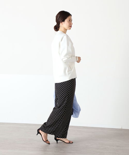 VERMEIL par iena パンツ ドットワイドパンツ : ZOZOTOWN Yahoo