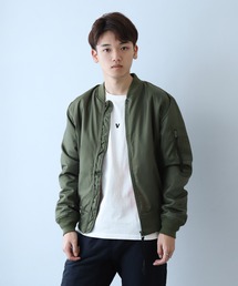 ジャケット MA-1 MA-1 ノーカラージャケット レギュラーサイズ メンズ 
