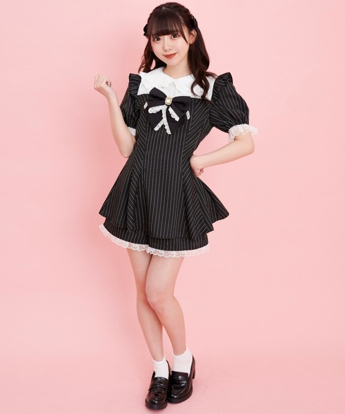 セットアップ ヨークレースフリルセットアップ Secret