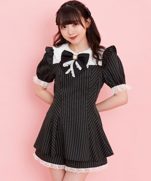 セットアップ ヨークレースフリルセットアップ Secret