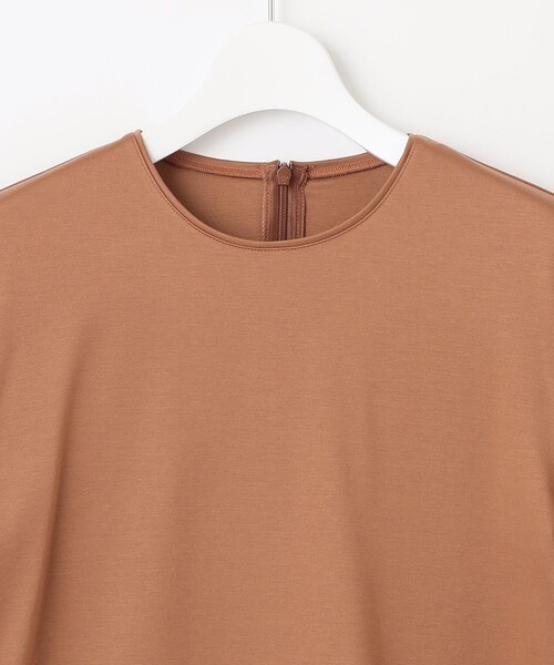 自由区 tシャツ 「洗える」ハイカウントパフスリーブ カットソー
