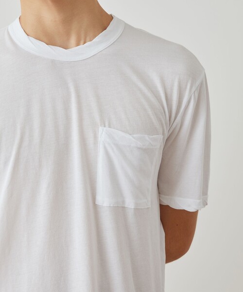 Luxe Lotus Jersey Tee - Black | James Perse Los Angeles