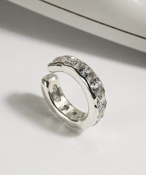 イヤーカフ SILVER925ジルコニアイヤーカフ A/メンズ/レディース レディース メンズの画像