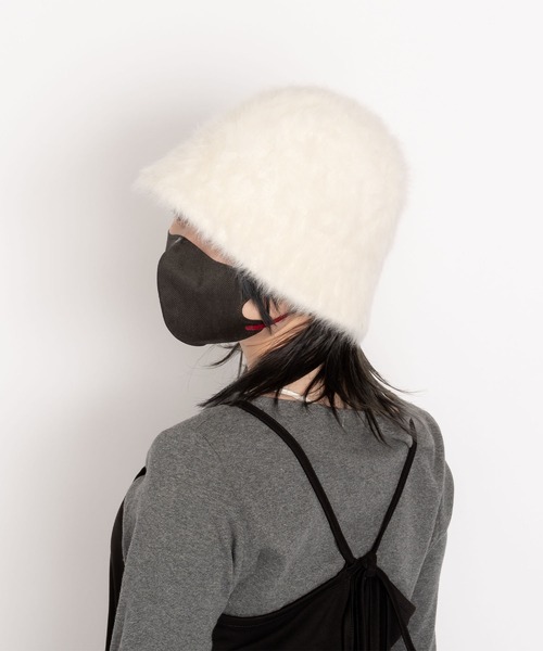 SVEC（シュベック） 帽子 ハット フェイクファー クロシェハット