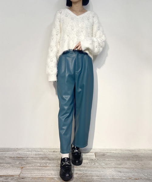 パンツ フェイクレザーサルエル レディース : ZOZOTOWN Yahoo!店