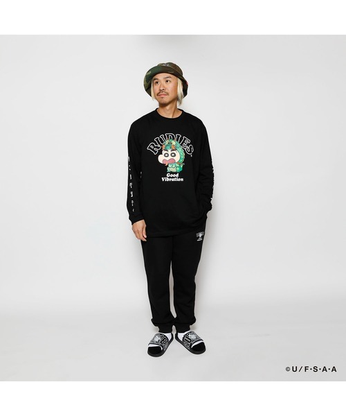 RUDIE'S（ルーディーズ） tシャツ RUDIE'SxCRAYON SHINCHAN DRAGON