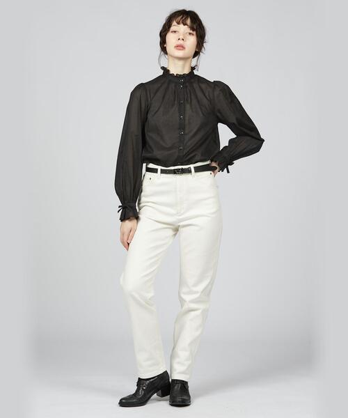 To b. by agnes ベルト ロゴバックル レザー レディース : ZOZOTOWN