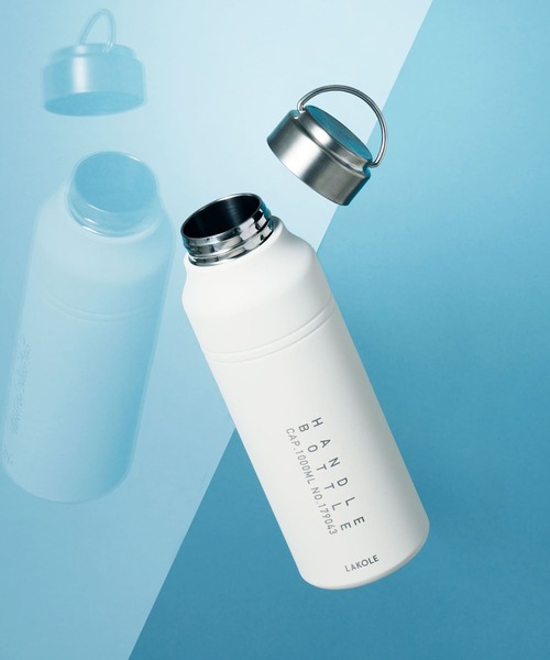 LAKOLE（ラコレ） 水筒 「保温保冷」ハンドル付き真空ボトル(1L