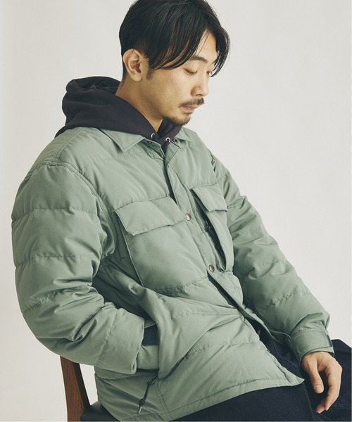 JOURNAL STANDARD」 ダウンジャケット MEDIUM グリーン メンズ 