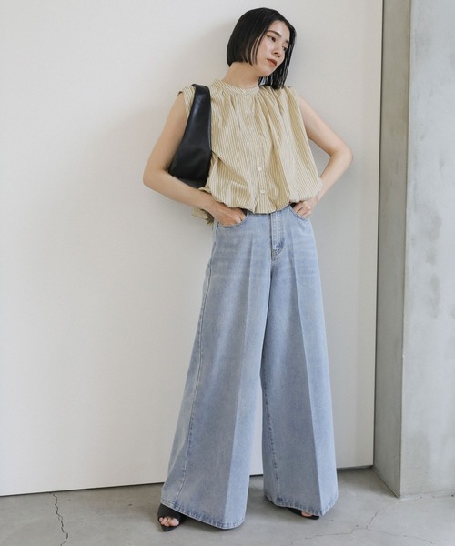 ブラウス シャツ 「ZOZO限定」バルーンノースリーブシャツ レディース select MOCA ブラウス シャツ バルーンノースリーブブラウス