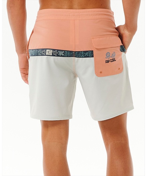 RIPCURL（リップカール）　撥水加工ストレッチ素材バイカラー　スイムショーツ RIP CURL 水着 「RIPCURL（リップカール）」M SWC FUNGI LAYDAY