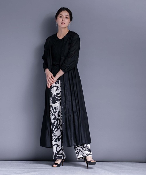 Anside ワンピース 前後2WAYティアードワンピース レディース 