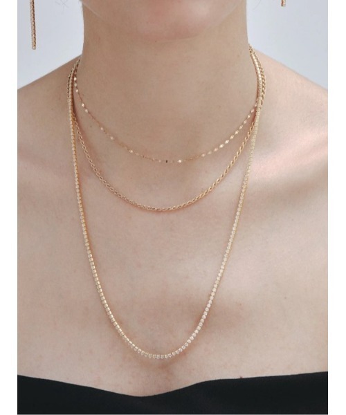 ネックレス 「les bonbon」princess long necklace GD/プリンセス　ロングネックレス　ゴールド レディース