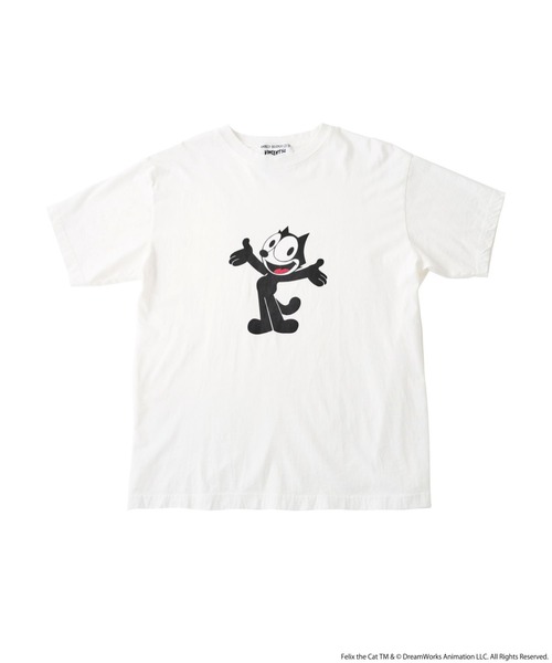 tシャツ VINCENT50 FELIX FRONT PRINT TEE / バンソンサンカント フィリックス フロントプリント ティー レディース Port tシャツ VINCENT50 FELIX FRONT PRINT TEE / バンソンサン