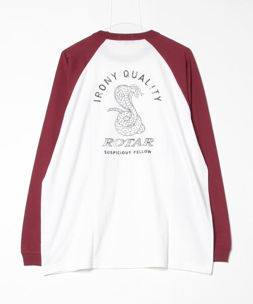 ROTAR（ローター） tシャツ IQ SNAKE raglan LS Tee メンズ レディース