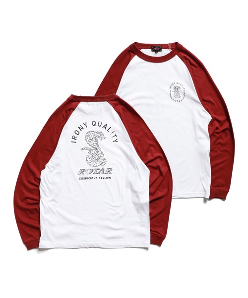 テンダーロイン TEE RAGLAN 斧 AX Lシャカボディ ROTAR（ローター） tシャツ IQ SNAKE raglan LS Tee メンズ レディース