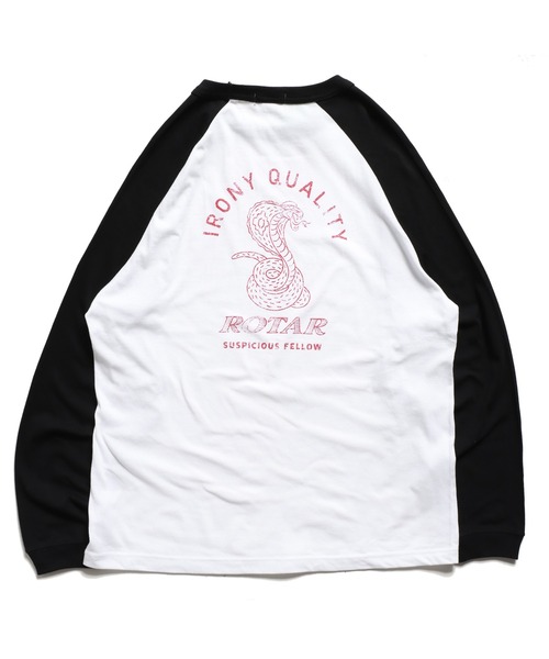 snaked lows Tシャツ ROTAR（ローター） tシャツ IQ SNAKE raglan LS Tee メンズ レディース