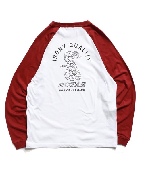 ROTAR（ローター） tシャツ IQ SNAKE raglan LS Tee メンズ レディース