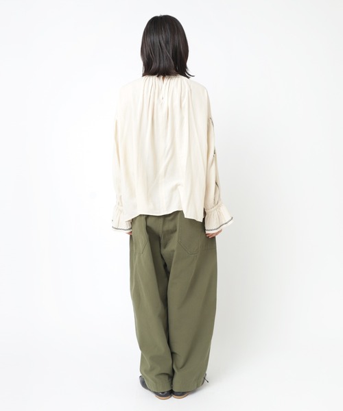 URCH RNA パンツ R4236 ワイドストレートのイージーアトリエパンツ  