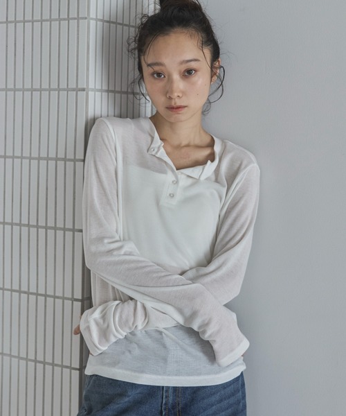 シアーミラノリブTシャツ シアー ミラノリブ Tシャツ デオドラント ‐抗菌・防臭‐