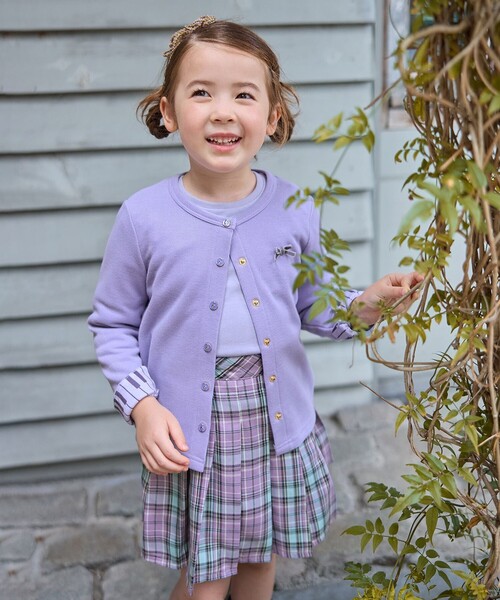 any FAM カーディガン 音符ボタンカーディガン キッズ 子供服
