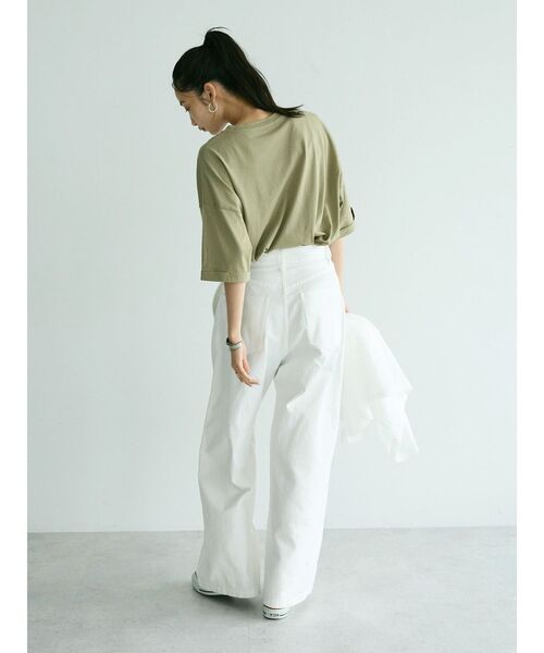 【新品未使用】北欧暮らしの道具店　ホワイトデニムパンツ CRAFT STANDARD BOUTIQUE ジーンズ デニム デニムパンツ
