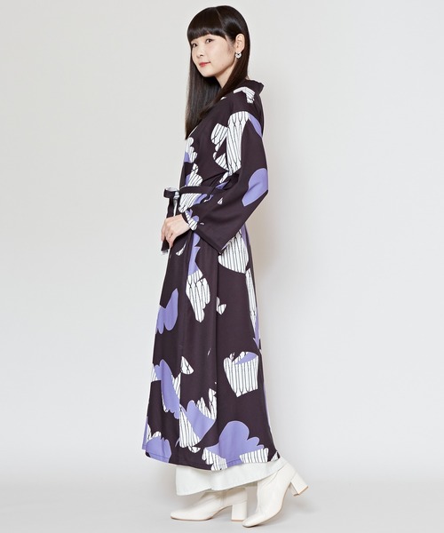 未使用タグ付き、完売品★カヤ八卦ワンピース カヤ ワンピース 「カヤ」-SHIKI-四季 春風八掛 新ワンピース