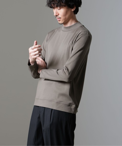 NANO universe tシャツ 「FORMAL JERSEY」モックネック