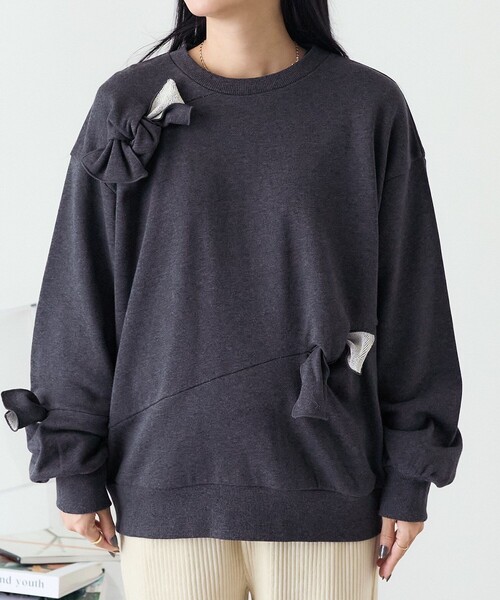FREAK'S STORE トレーナー スウェット リボンスウェット