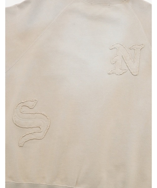 トレーナー スウェット 「8」「Little sunny bite（リトルサニーバイト）」gradation sweat top レディース メンズ Little sunny bite トレーナー スウェット bite（リトルサニー