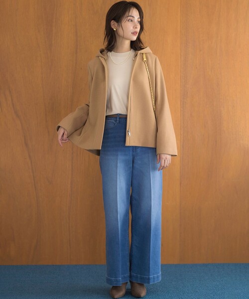 組曲（KUMIKYOKU） コート アウター ウールモッサ ショートコート