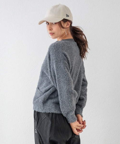 HEREIAM カーディガン 「HEREIAM」グランパシャギーカーディガン