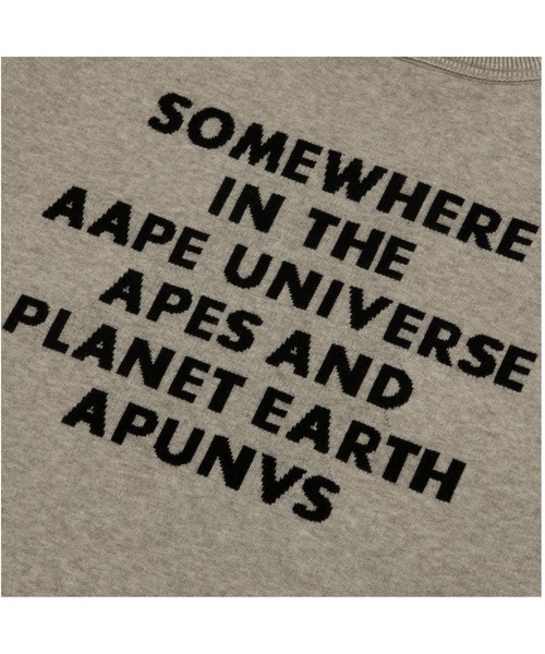 AAPE BY A BATHING APE セーター ニット BASIC KNIT メンズ