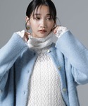 tシャツ 起毛レースタートルプルオーバー レディースの詳細画像4