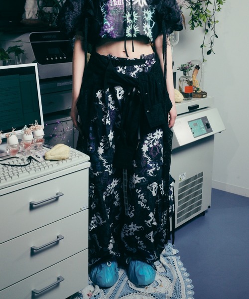 rurumu: パンツ rurumu:/ルルムウ/”Unknown Plants” printed
