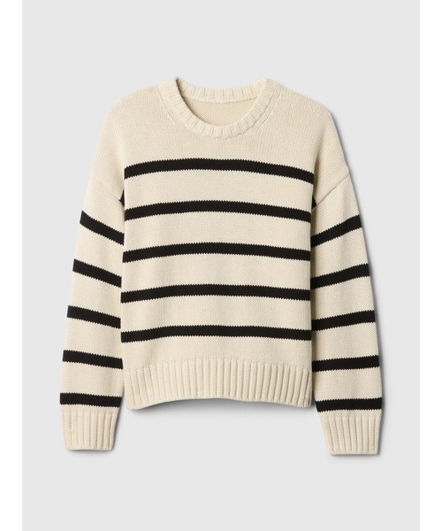 b4096【ギャップ】レディース　ニット　クルーネック　長袖　パープル　XS GAP ニット セーター リラックス クルーネックセーター