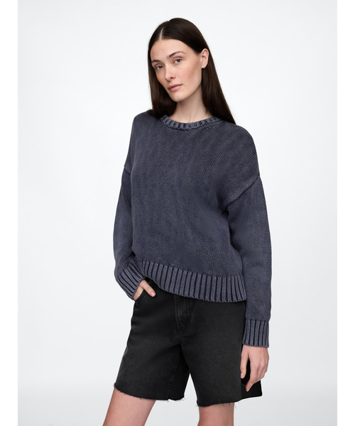 PARKING GINZA×FRAGMENT クルーネックコットンニット-L GAP ニット セーター リラックス クルーネックセーター
