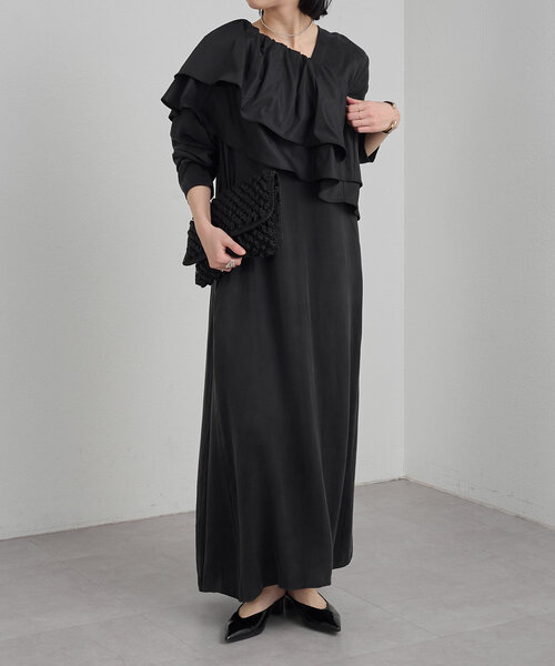 Omekashi（オメカシ） ワンピース フィブリルフレアワンピース