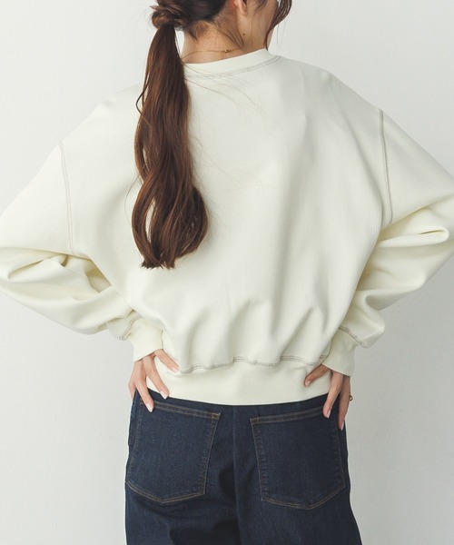 hunch（ハンチ） トレーナー スウェット シャイニー糸ステッチ