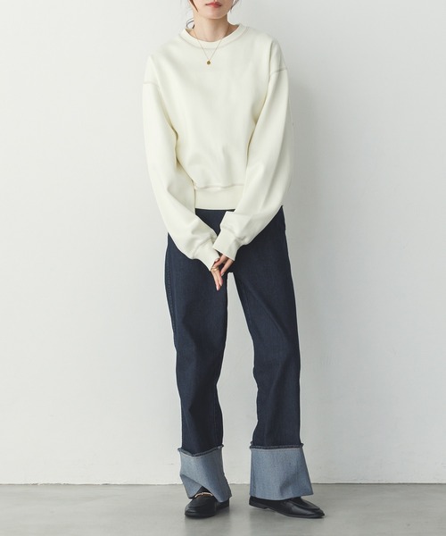 hunch（ハンチ） トレーナー スウェット シャイニー糸ステッチ