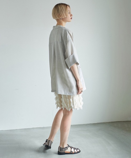Rosebud シャツ　ブラウス ROSE BUD ブラウス シャツ フリルカラーブラウス レディース
